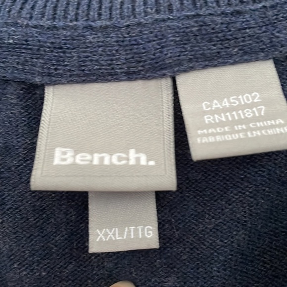 Bench Navy Blue Varsity Letter Sweater - Picture 3 of 3